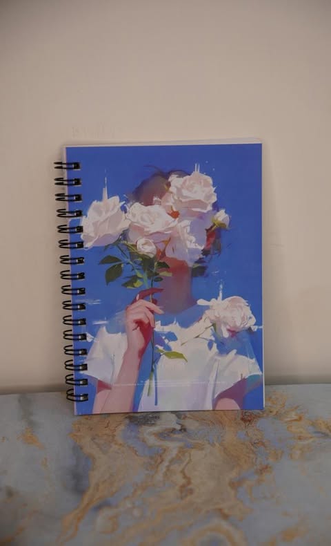 Aesthetic Pocket Size A6 Notebook – Minimal & Beautiful 🌸