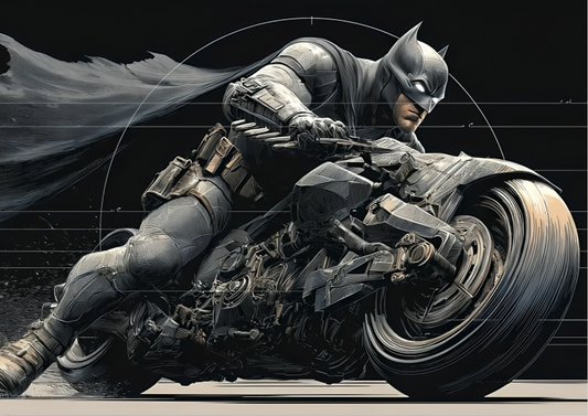 Batman A3 Wallposter Sticker – Dark Knight Vibes