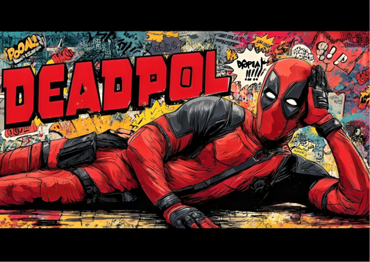 Deadpool A3 Wallposter Sticker – Quirky Anti-Hero Vibes
