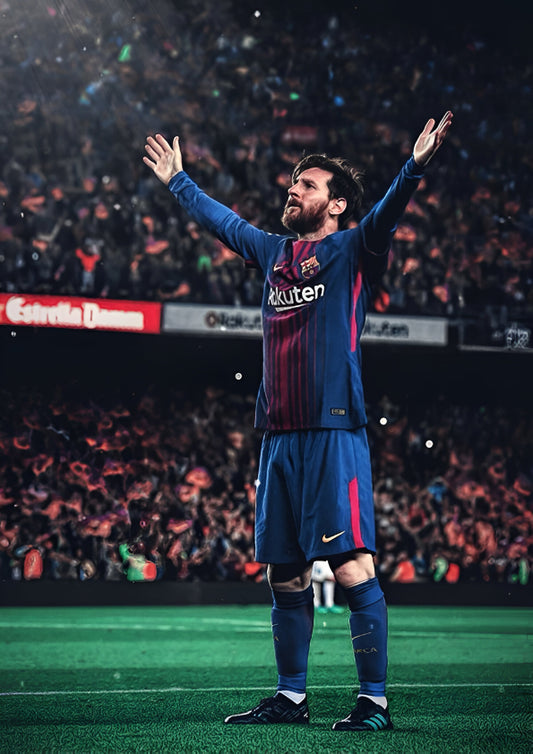 Worshipped by the World | Messi | Messi Arms Raised – Celebration Moment