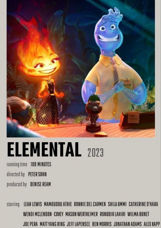 ELEMENTAL Movie Poster – A4 (₹30)