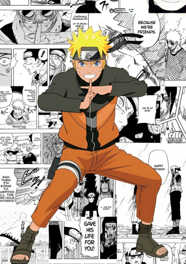 Naruto Uzumaki A4 Wall Poster