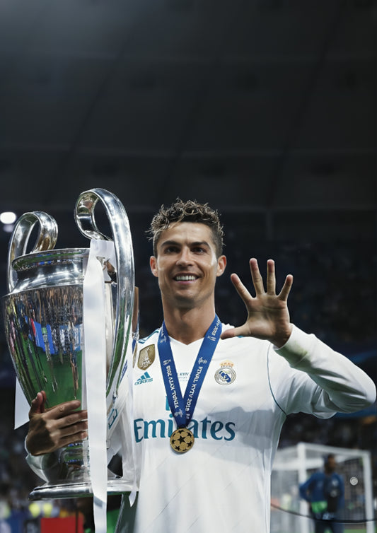 Cristiano Ronaldo Champions League – A4 Poster