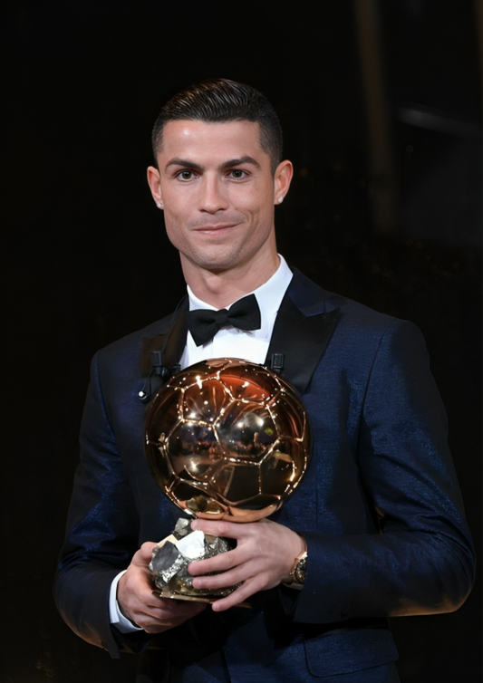 Cristiano Ronaldo Ballon d’Or A4 Poster