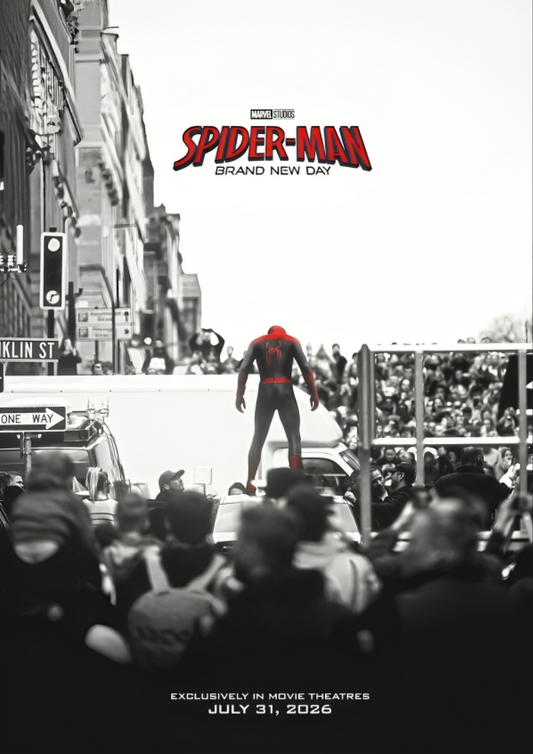 Spider-Man Brand New Day A4 Poster - NYC Street Art