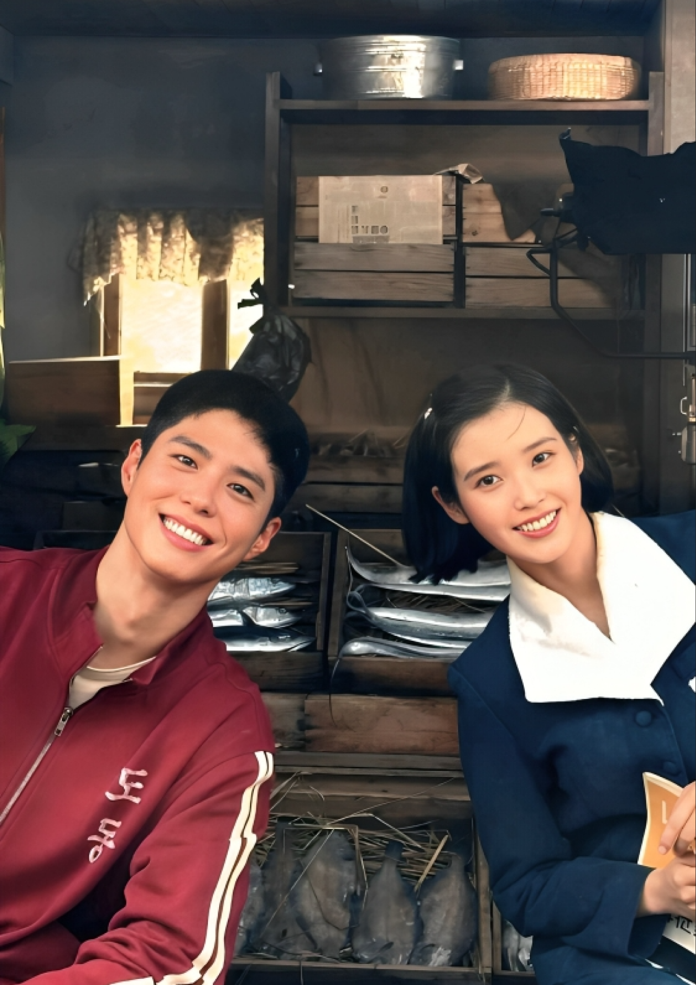 IU & Park Bo-gum K-Drama A4 Sticker Poster - Korean Couple Goals