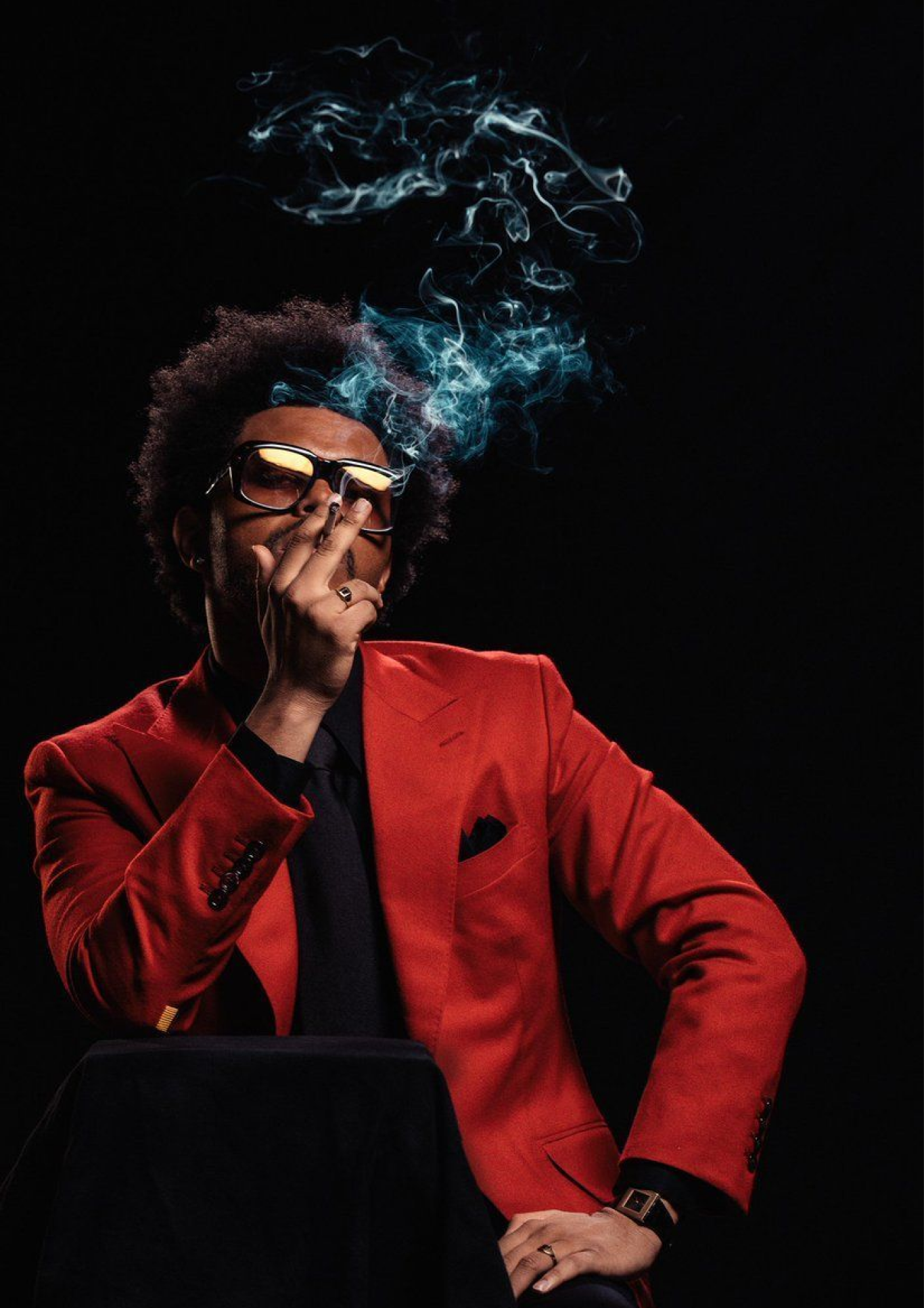 Trippy Abstract Face Art A4 Sticker Poster - Psychedelic Vibe