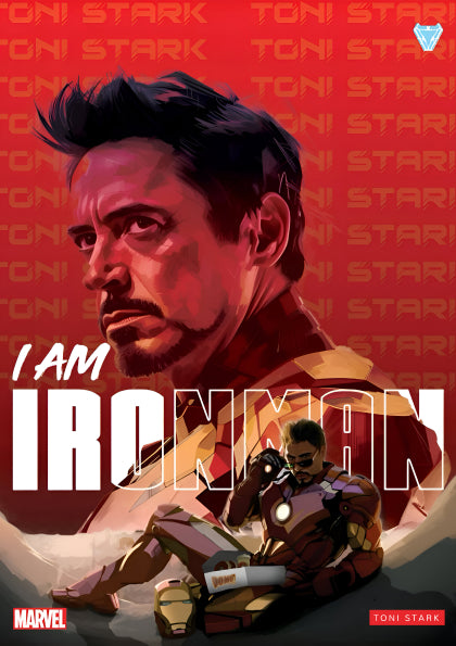 I Am Iron Man – Tony Stark A5 Poster