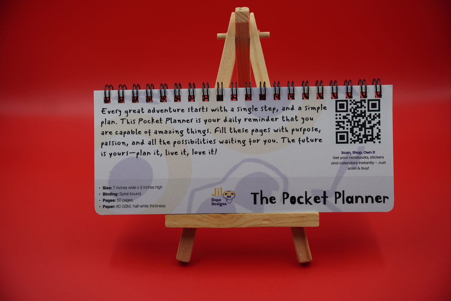 Cute Pocket Planner – Mini Daily Notes Book
