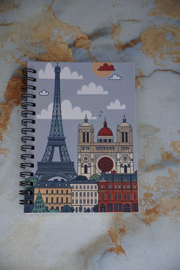 Paris Eiffel Tower Travel Notebook ✈️🗼