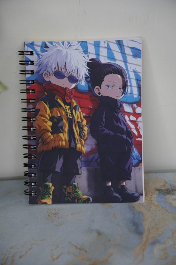 Cool Anime Aesthetic Pocket A6 Notebook ✨