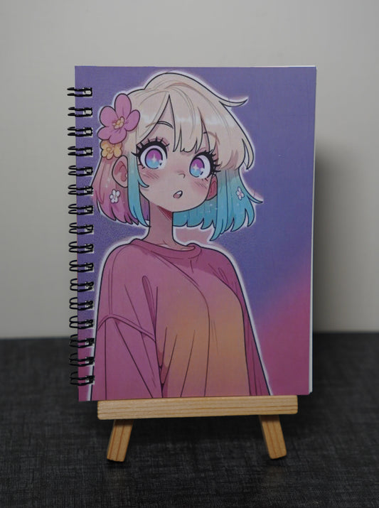 Cute Girl A6 Pocket Size Notebook – Just ₹69