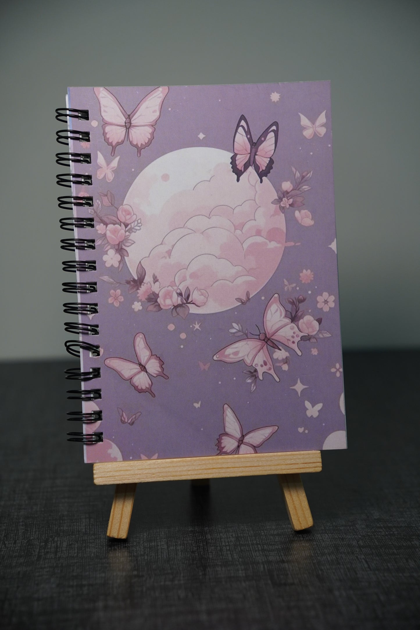 Moon & Butterfly Aesthetic A6 Pocket Notebook – Just ₹69
