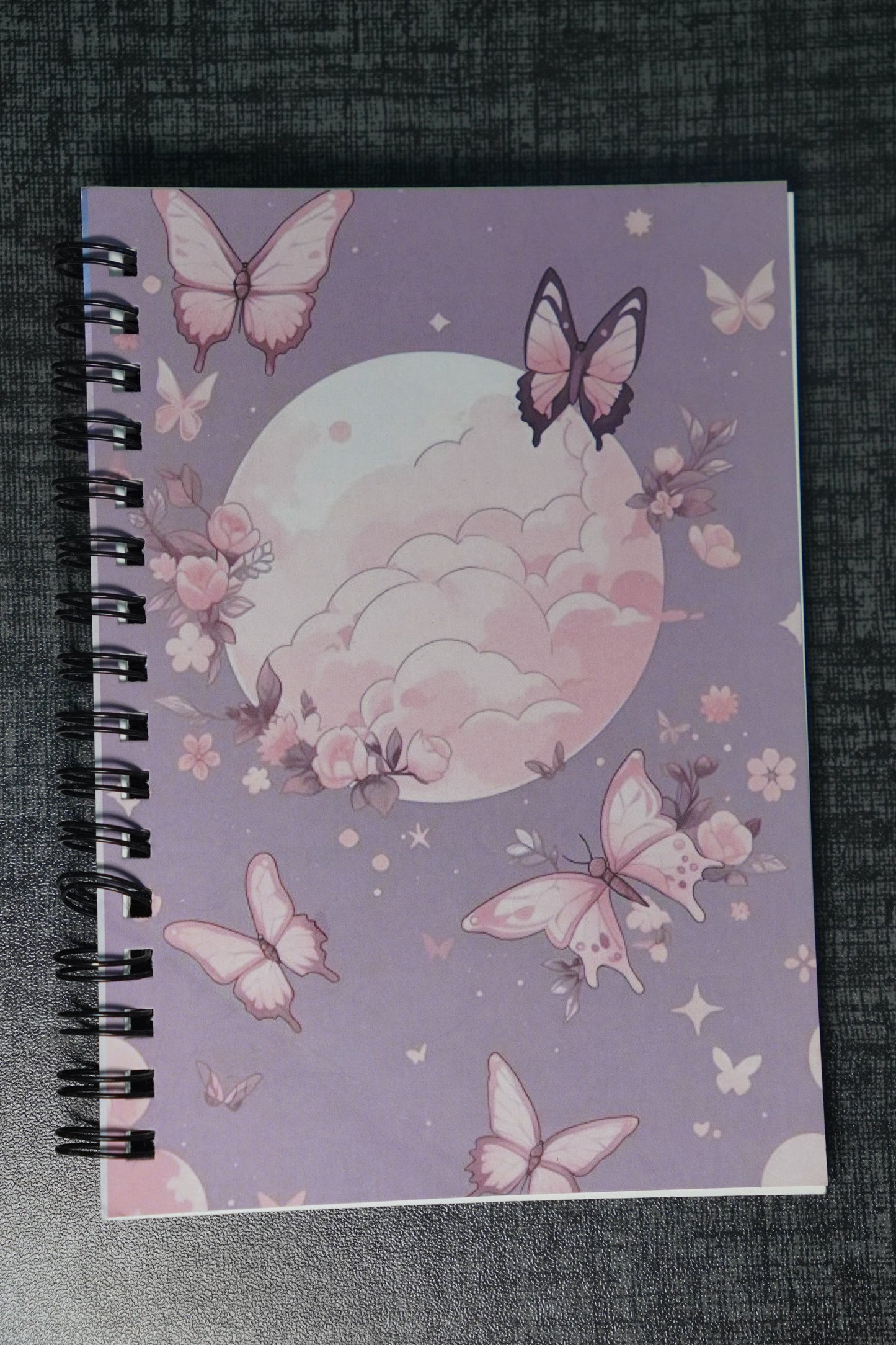 Moon & Butterfly Aesthetic A6 Pocket Notebook – Just ₹69