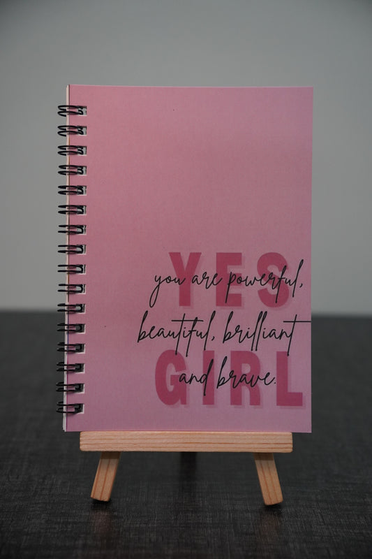 Motivational Girl Quote A6 Pocket Notebook
