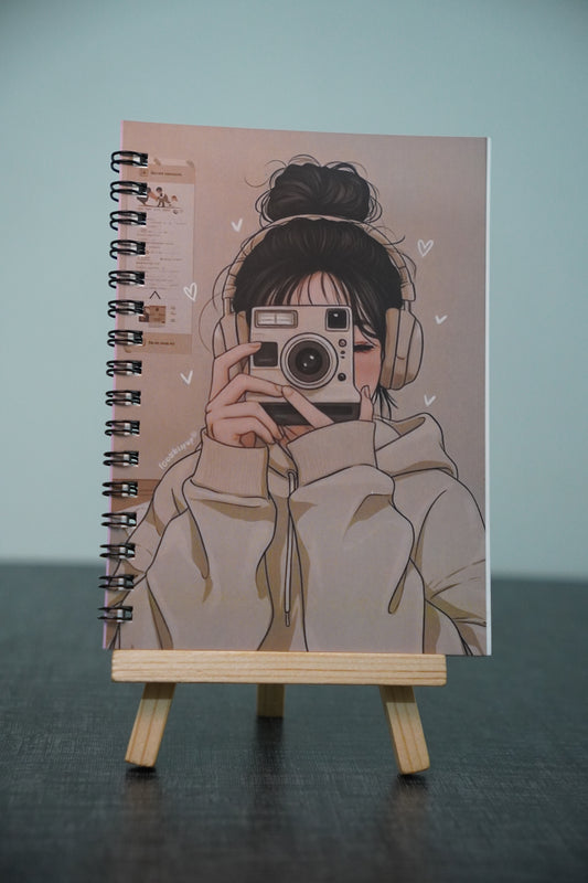 Hood Girl with Camera A6 Pocket Notebook – Just ₹69