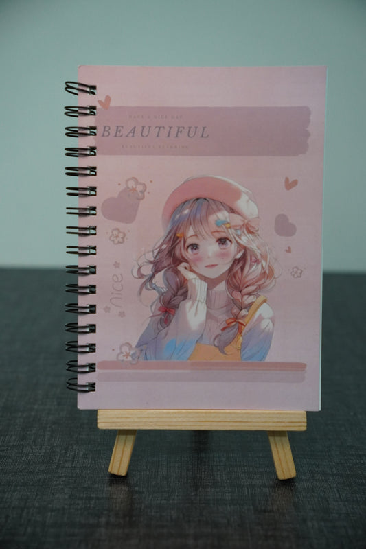 Aesthetic Anime Girl A6 Pocket Notebook – Just ₹69