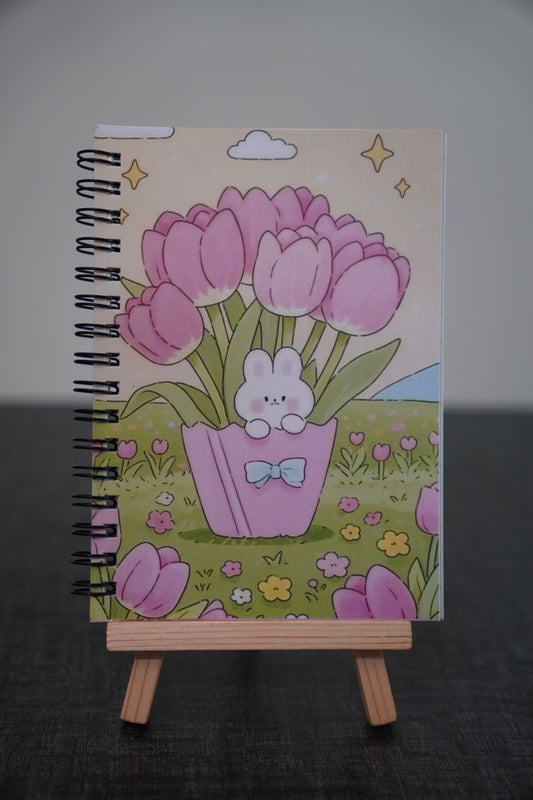Cute White Bunny A6 Pocket Notebook – Just ₹69