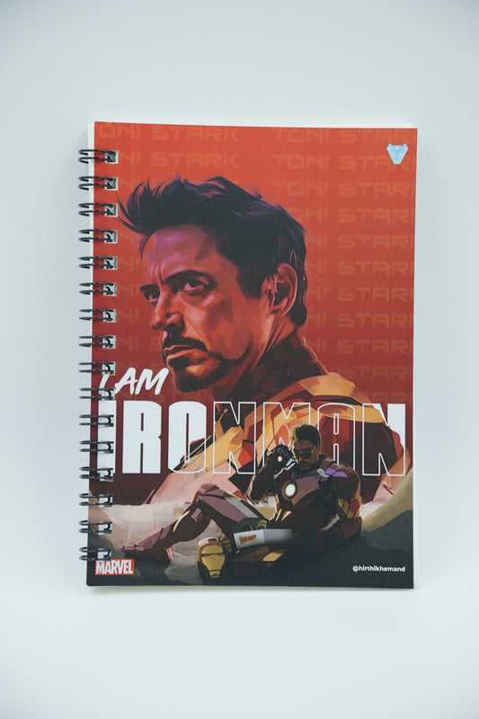 “I Am Iron Man” A5 Notebook