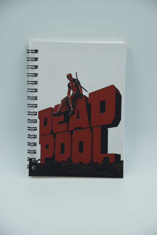 Deadpool Themed A5 Notebook