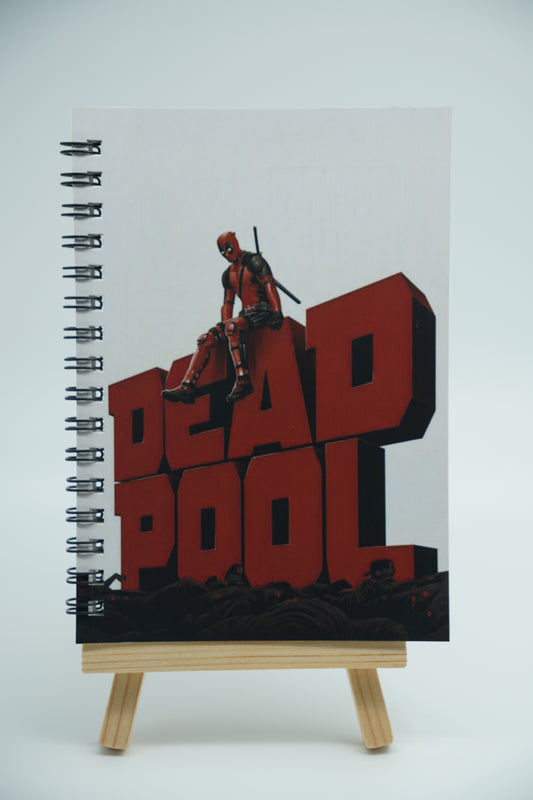 Deadpool Themed A5 Notebook