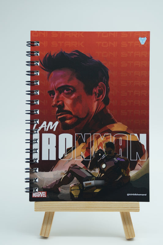 “I Am Iron Man” A5 Notebook