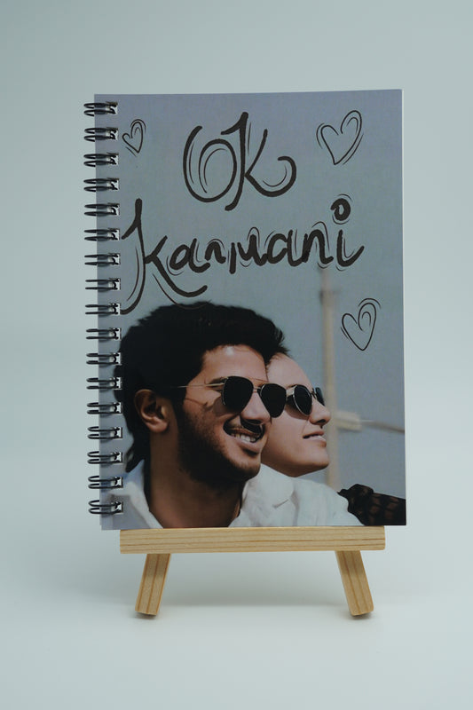 OK Kanmani Movie Vibes A5 Notebook