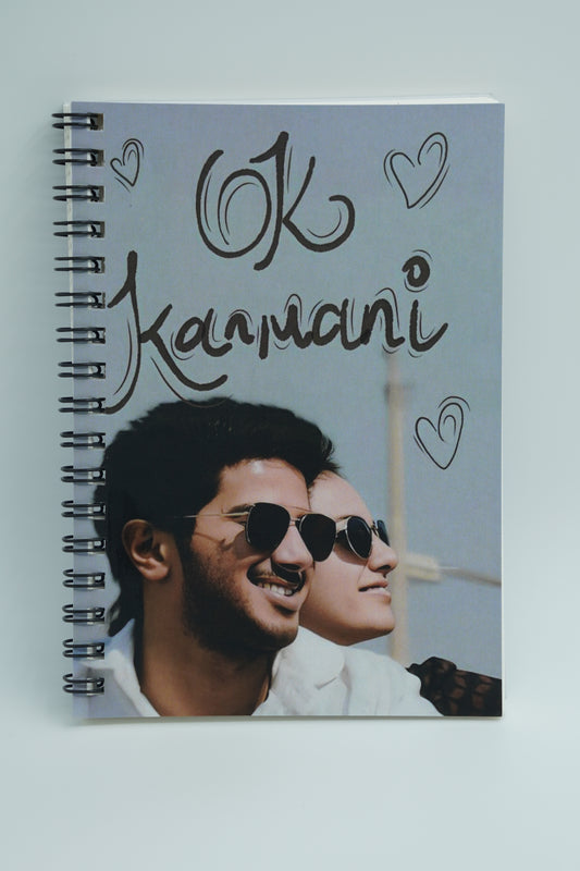 OK Kanmani Movie Vibes A5 Notebook