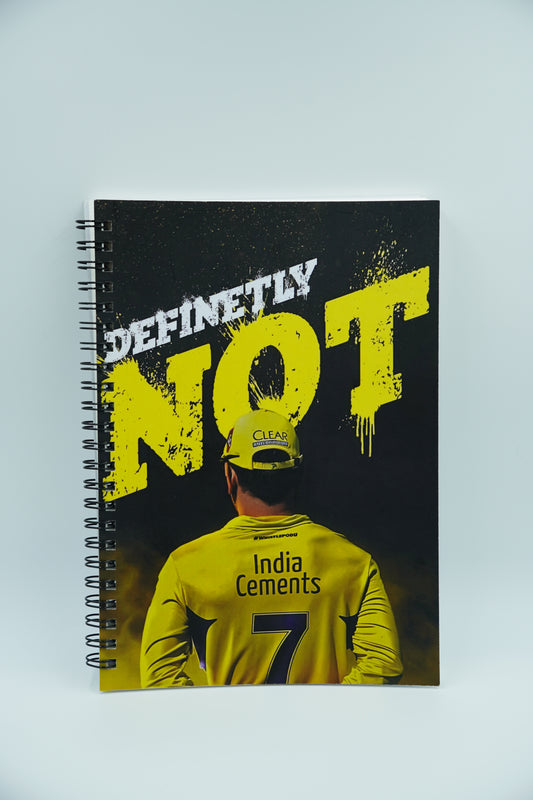 Definitely Not Done | MS Dhoni | Thala for a reason| No. 7