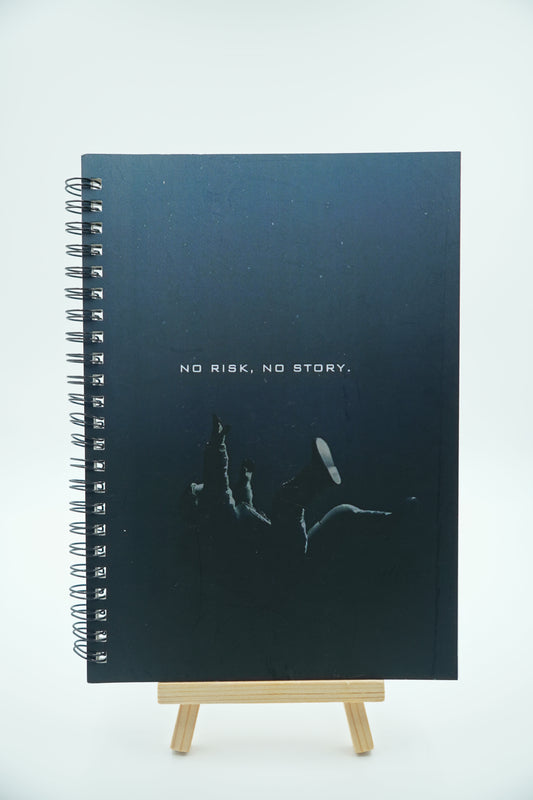 No Risk, No Story – Deep Dive Motivation Poster