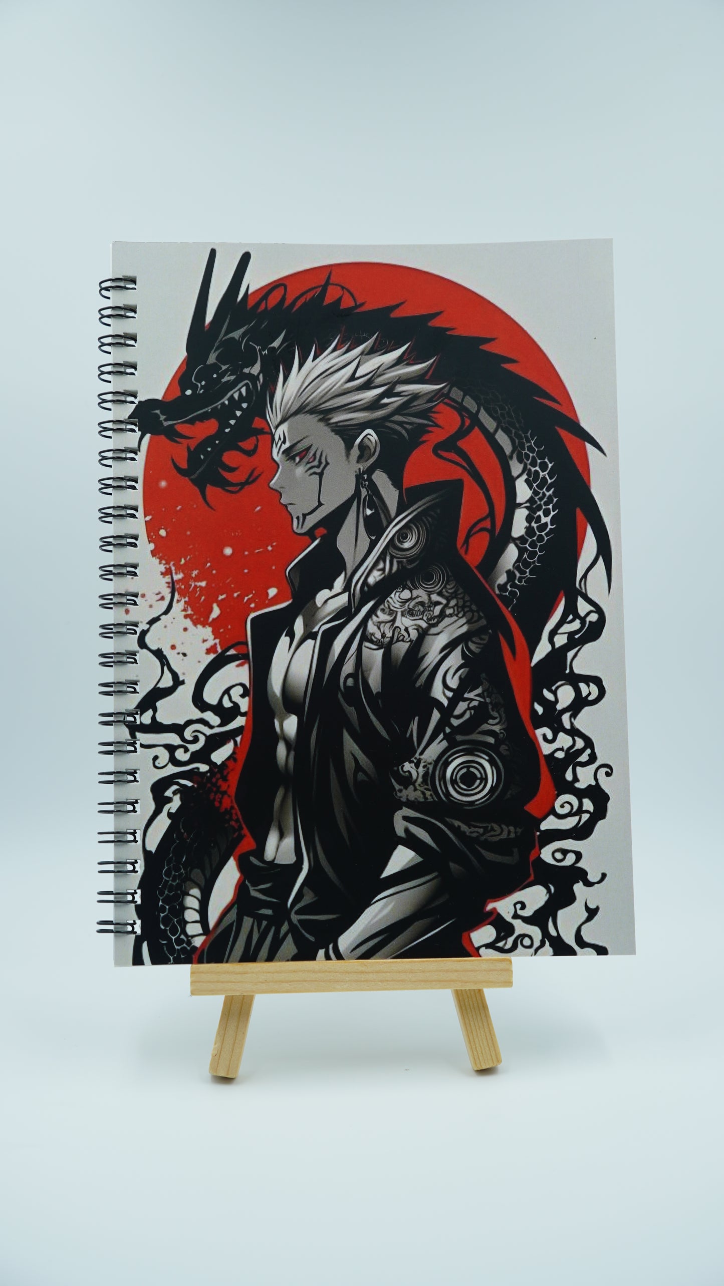 Epic Manga Warrior  Dragon A5 Notebook