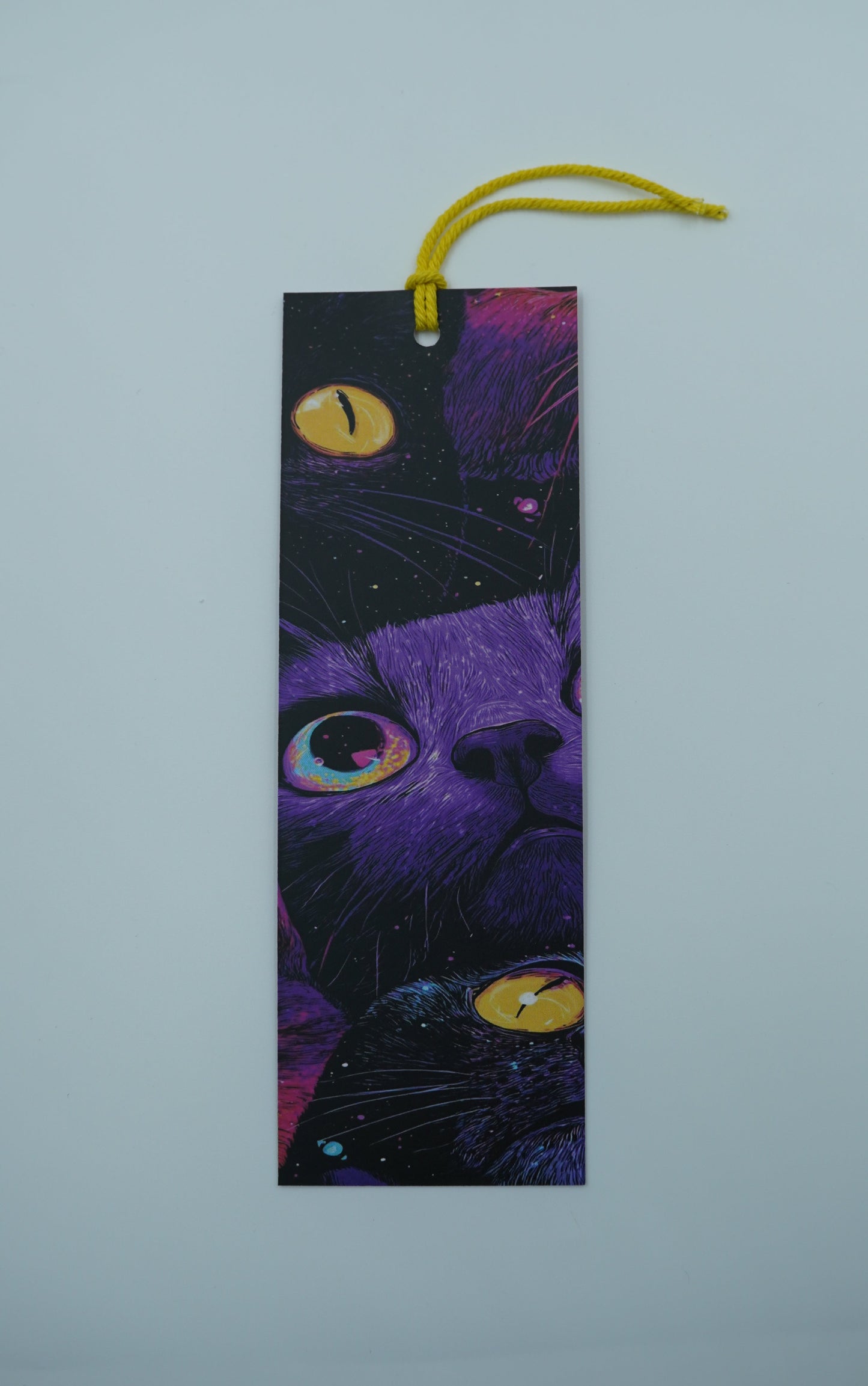 Cosmic Cat Eyes Bookmark