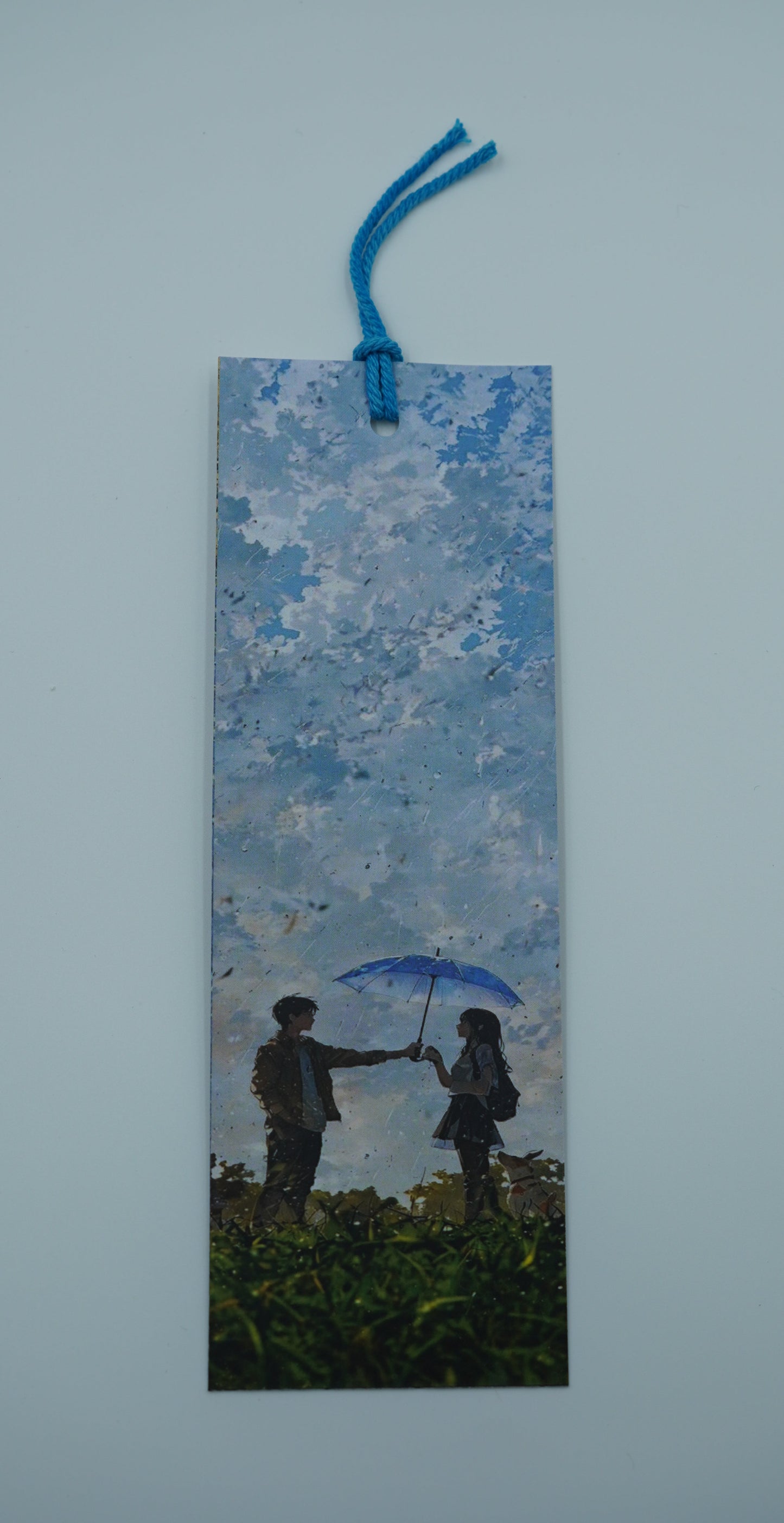 Shared Umbrella Romance Bookmark