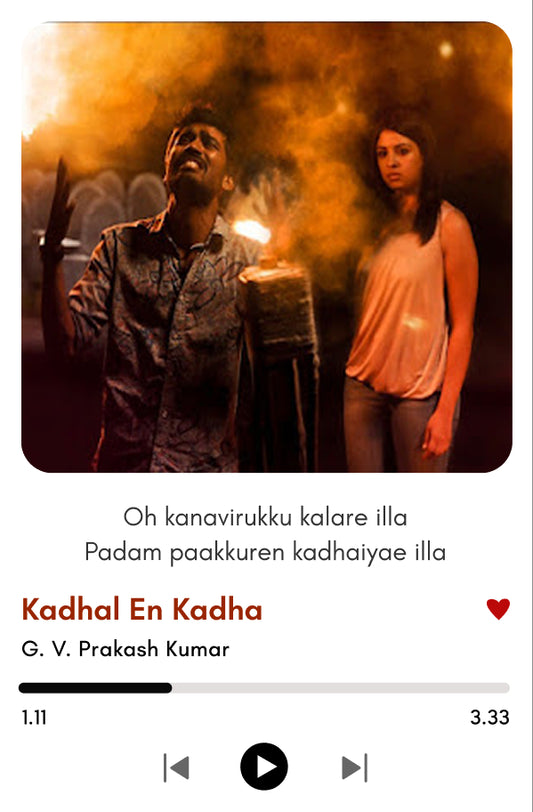 Kadhal En Kadha – The Broken Fire Polaroid | G.V. Prakash