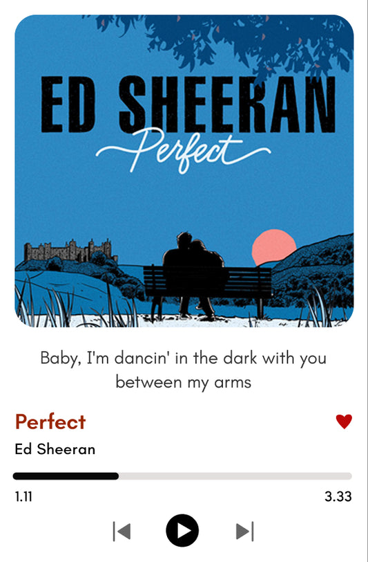 Perfect  | Ed Sheeran