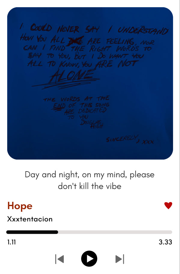 Hope – XXXTentacion Tribute Polaroid | XXX Tentacion