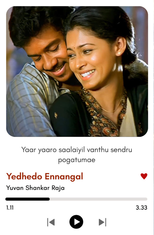 Yedhedho Ennangal  | Yuvan Shankar Raja | U1 Drugs