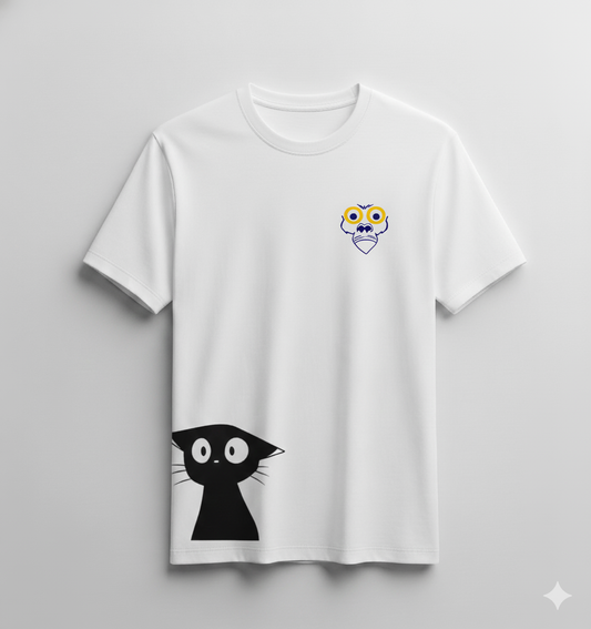 Cat Printed T-shirt