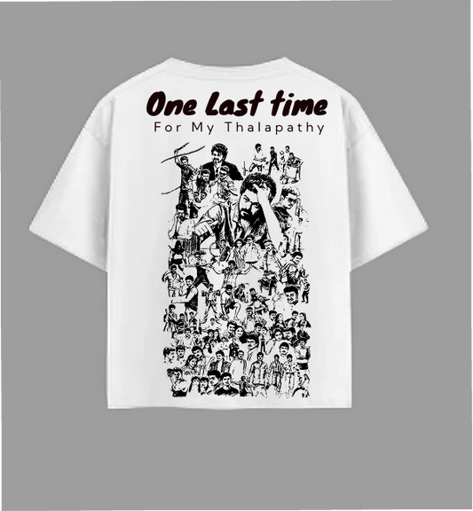 Thalapathy Vijay "One Last Time" Legacy Oversized T-Shirt