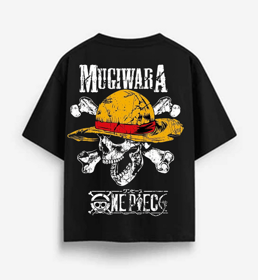 Oversized ONE PIECE Mugiwara Skull T-Shirt