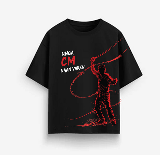 Mass Tees – Premium Oversized Fan T-Shirts for Thalapathy Fans | 100% Cotton Streetwear