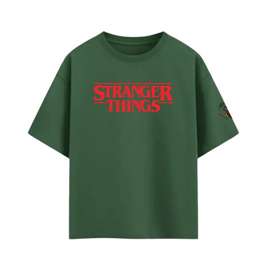 Stranger Things Character Tees | Max & Dustin Oversized Graphic Shirts