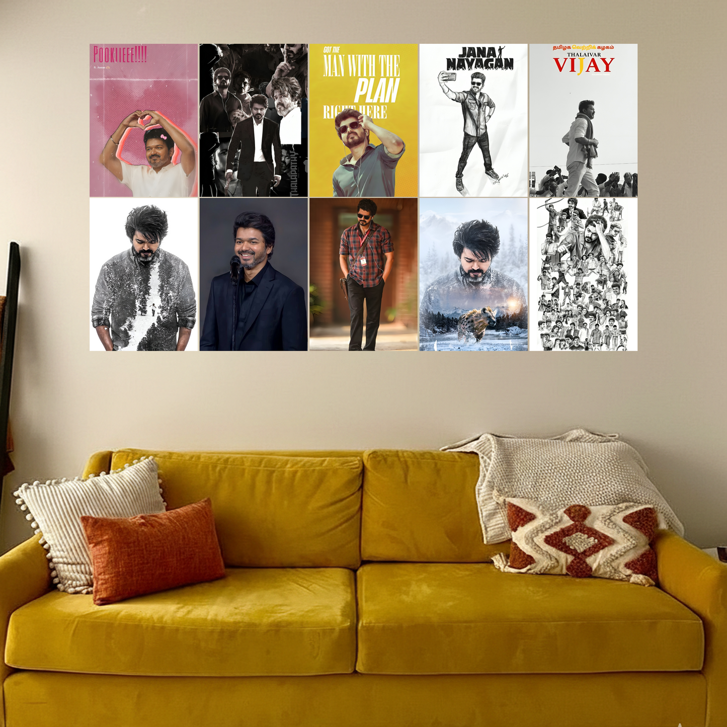 Thalapathy Vijay A4 Poster Collection