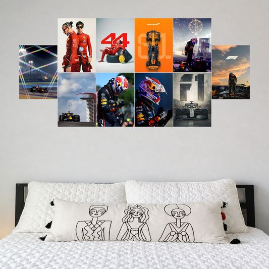 F1 Racing A4 Poster Collection Set of 10