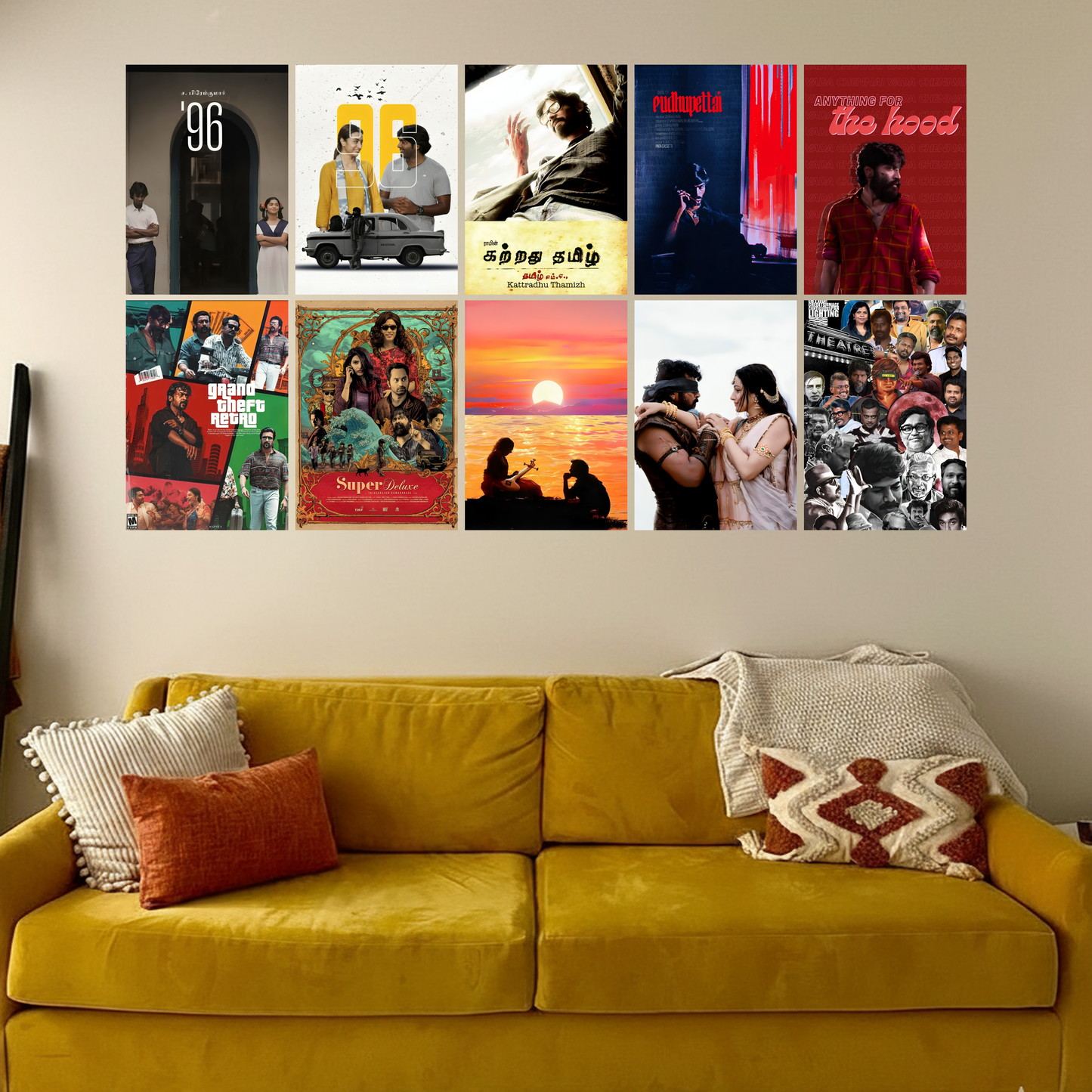 Tamil Movies A4 Poster Collection