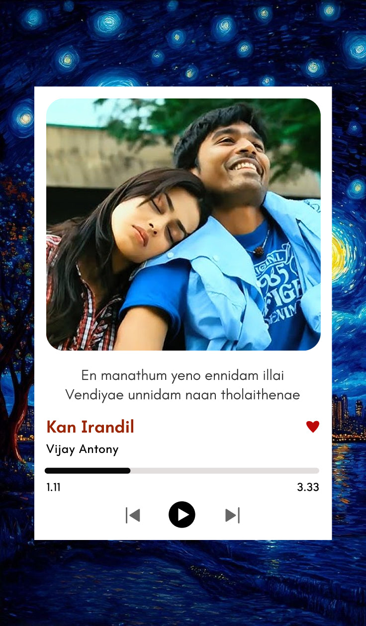 Kan Irandil – Polaroid of Unspoken Longing | Dhanush