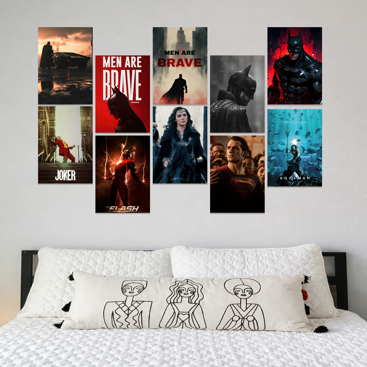 DC Superheroes A4 Poster Collection   Set of 10