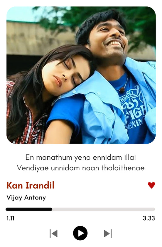 Kan Irandil – Polaroid of Unspoken Longing | Dhanush