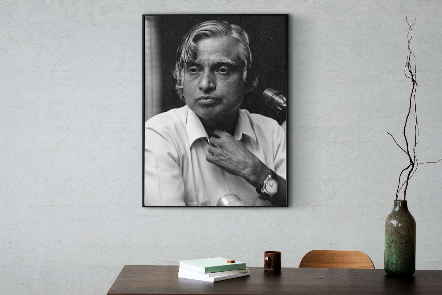 Dr. Kalam: Black & White Inspiration Poster