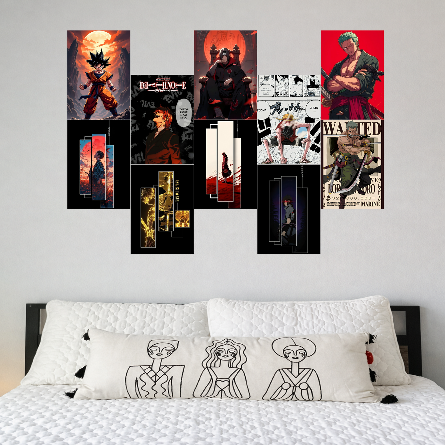10 Piece A4 Sticker Poster Set